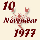 Škorpija, 10 Novembar 1977.