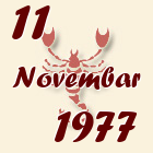 Škorpija, 11 Novembar 1977.