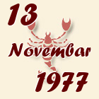 Škorpija, 13 Novembar 1977.