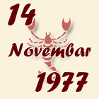 Škorpija, 14 Novembar 1977.