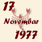 Škorpija, 17 Novembar 1977.