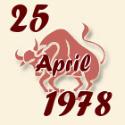 Bik, 25 April 1978.