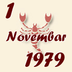 Škorpija, 1 Novembar 1979.