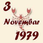 Škorpija, 3 Novembar 1979.