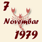 Škorpija, 7 Novembar 1979.