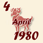 Ovan, 4 April 1980.