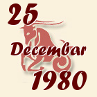 Jarac, 25 Decembar 1980.