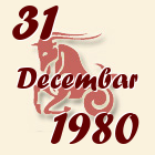 Jarac, 31 Decembar 1980.
