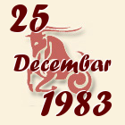 Jarac, 25 Decembar 1983.