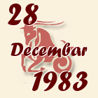 Jarac, 28 Decembar 1983.