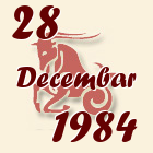 Jarac, 28 Decembar 1984.
