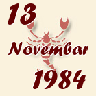 Škorpija, 13 Novembar 1984.