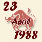 Bik, 23 April 1988.