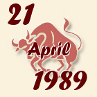 Bik, 21 April 1989.