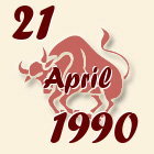 Bik, 21 April 1990.