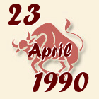 Bik, 23 April 1990.