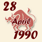 Bik, 28 April 1990.