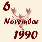 Škorpija, 6 Novembar 1990.