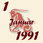 Jarac, 1 Januar 1991.