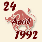 Bik, 24 April 1992.