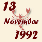 Škorpija, 13 Novembar 1992.