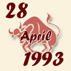 Bik, 28 April 1993.