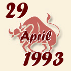 Bik, 29 April 1993.