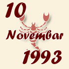 Škorpija, 10 Novembar 1993.