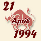 Bik, 21 April 1994.