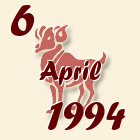 Ovan, 6 April 1994.