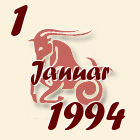 Jarac, 1 Januar 1994.