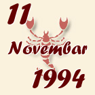 Škorpija, 11 Novembar 1994.