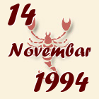 Škorpija, 14 Novembar 1994.
