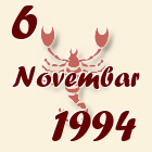 Škorpija, 6 Novembar 1994.