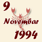 Škorpija, 9 Novembar 1994.