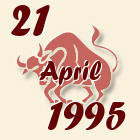 Bik, 21 April 1995.