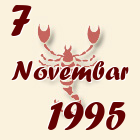Škorpija, 7 Novembar 1995.