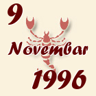 Škorpija, 9 Novembar 1996.