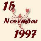 Škorpija, 15 Novembar 1997.