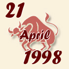 Bik, 21 April 1998.
