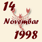 Škorpija, 14 Novembar 1998.