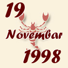 Škorpija, 19 Novembar 1998.