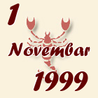 Škorpija, 1 Novembar 1999.