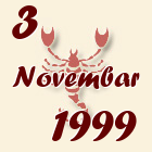 Škorpija, 3 Novembar 1999.