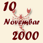 Škorpija, 10 Novembar 2000.