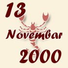 Škorpija, 13 Novembar 2000.