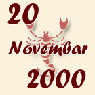 Škorpija, 20 Novembar 2000.