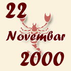 Škorpija, 22 Novembar 2000.