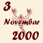 Škorpija, 3 Novembar 2000.