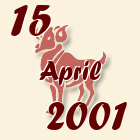 Ovan, 15 April 2001.